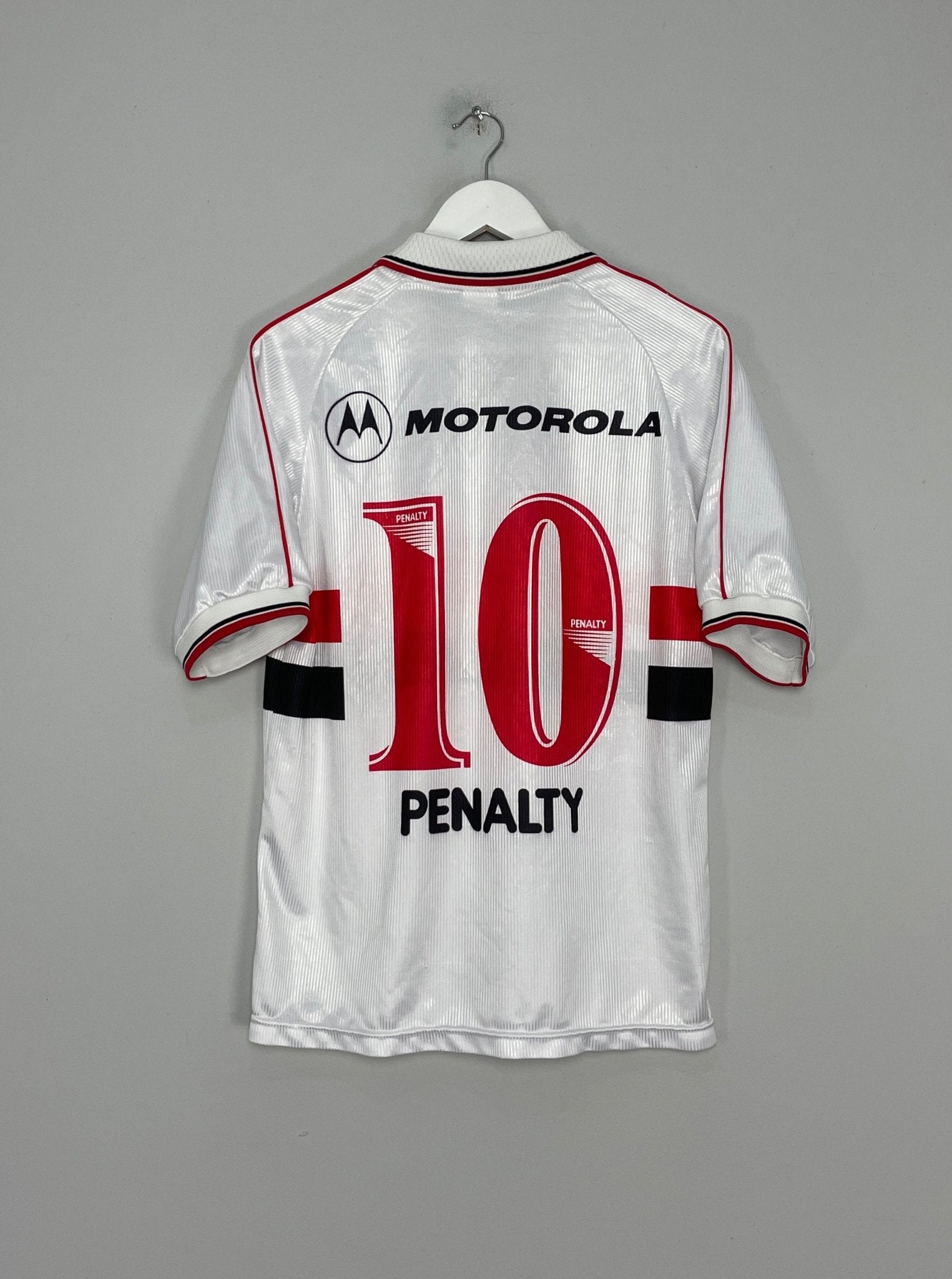 Shop 1999/01 SAO PAULO #10 HOME SHIRT (S) PENALTY, classic football shirts, vintage football shirts & retro soccer jerseys at Cult Kits