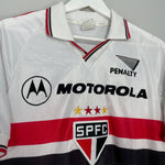 Shop 1999/01 SAO PAULO #10 HOME SHIRT (S) PENALTY, classic football shirts, vintage football shirts & retro soccer jerseys at Cult Kits