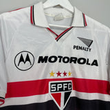 Shop 1999/01 SAO PAULO #10 HOME SHIRT (S) PENALTY, classic football shirts, vintage football shirts & retro soccer jerseys at Cult Kits