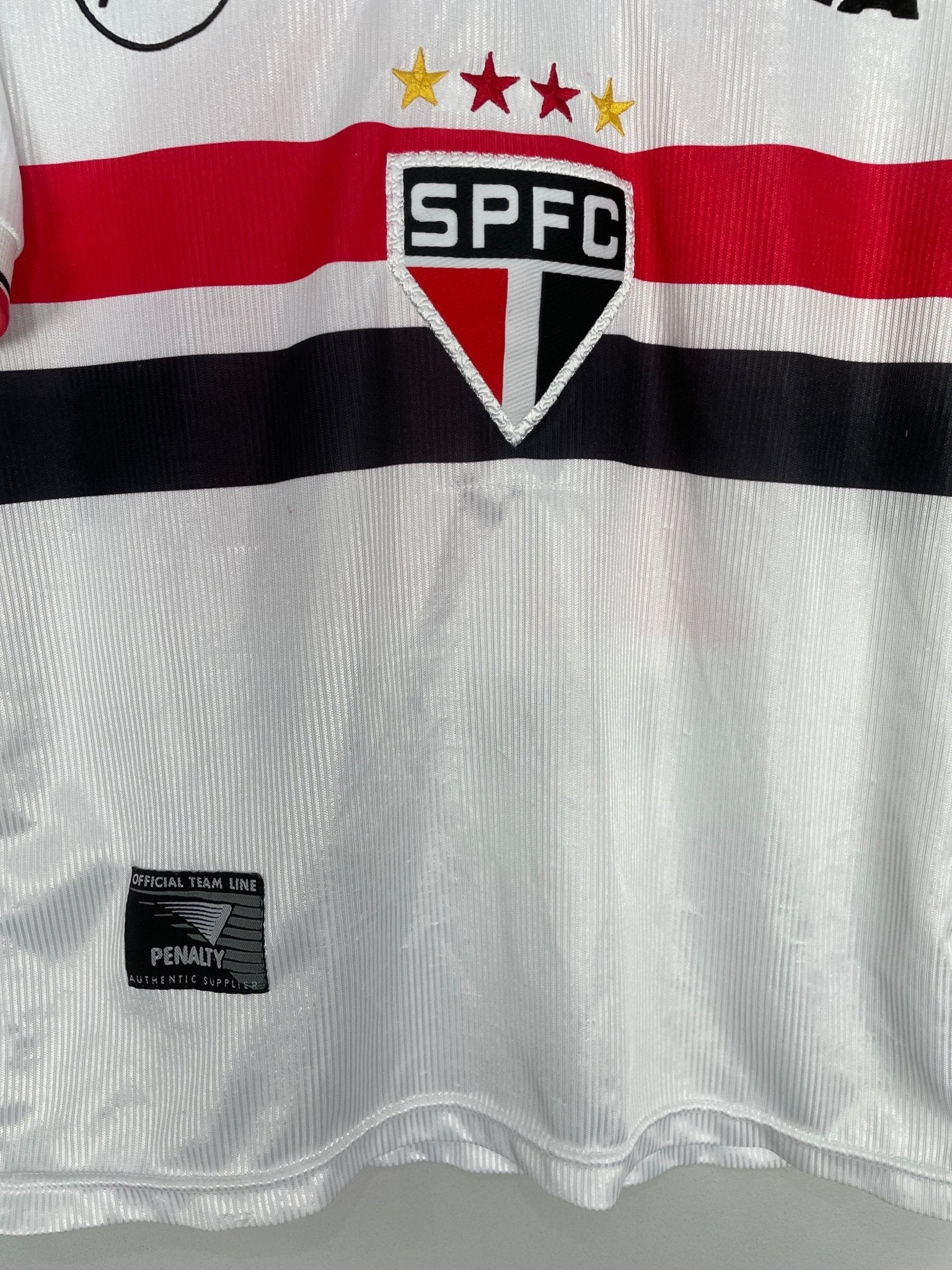 Shop 1999/01 SAO PAULO #10 HOME SHIRT (S) PENALTY, classic football shirts, vintage football shirts & retro soccer jerseys at Cult Kits