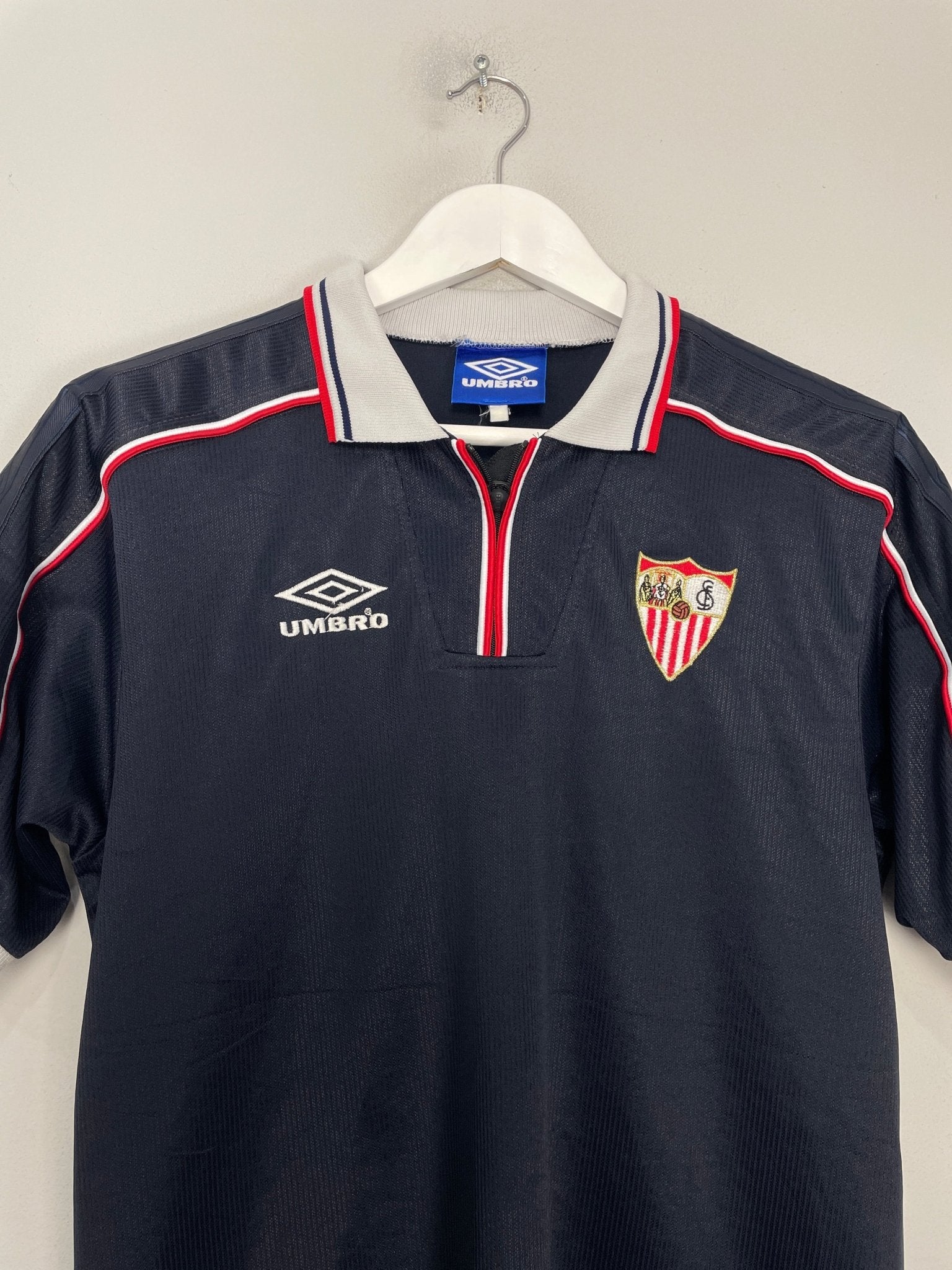 Shop 1999/01 SEVILLA THIRD SHIRT (M) UMBRO, classic football shirts, vintage football shirts & retro soccer jerseys at Cult Kits