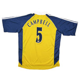 Buy 1999/01 Tottenham Campbell 5 Away Shirt (L) Adidas ~ Free worldwide shipping available ~ Authentic Vintage Football Shirts from Cult Kits