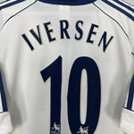 Shop 1999/01 TOTTENHAM IVERSEN #10 HOME SHIRT (XL) ADIDAS, classic football shirts, vintage football shirts & retro soccer jerseys at Cult Kits