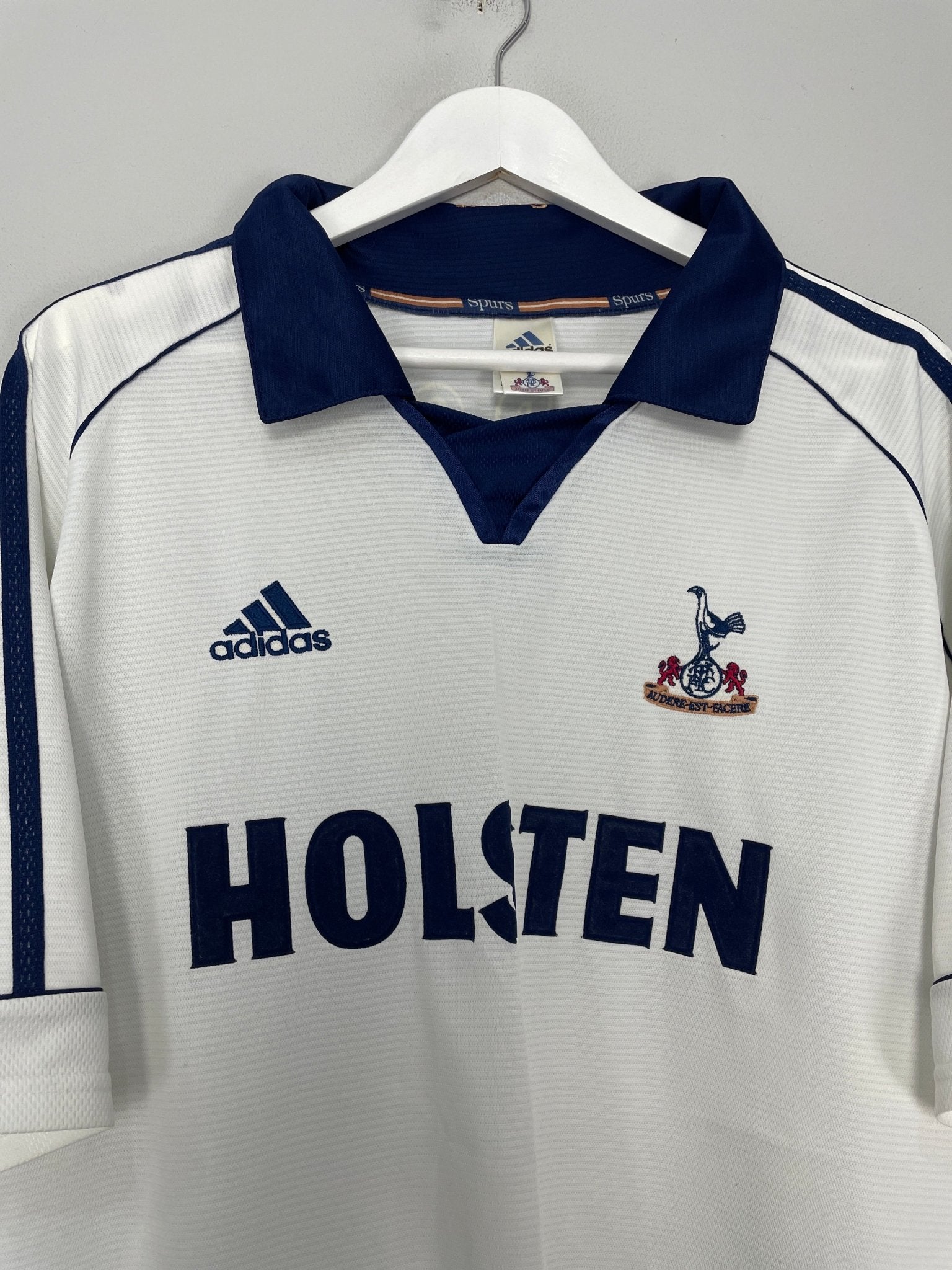 Shop 1999/01 TOTTENHAM IVERSEN #10 HOME SHIRT (XL) ADIDAS, classic football shirts, vintage football shirts & retro soccer jerseys at Cult Kits