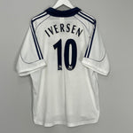 Shop 1999/01 TOTTENHAM IVERSEN #10 HOME SHIRT (XL) ADIDAS, classic football shirts, vintage football shirts & retro soccer jerseys at Cult Kits