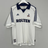 Shop 1999/01 TOTTENHAM IVERSEN #10 HOME SHIRT (XL) ADIDAS, classic football shirts, vintage football shirts & retro soccer jerseys at Cult Kits