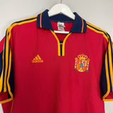 Shop 1999/02 SPAIN HOME SHIRT (L) ADIDAS, classic football shirts, vintage football shirts & retro soccer jerseys at Cult Kits