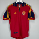 1999/02 SPAIN HOME SHIRT (S) ADIDAS - Cult Kits - Small - Buy Vintage Football Shirts, Authentic Retro Football Shirts For Sale, Classic Football Shirts & Soccer Jersey