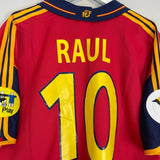 1999/02 SPAIN RAUL 10 HOME SHIRT (XL) ADIDAS - Cult Kits - XL - Buy Vintage Football Shirts, Authentic Retro Football Shirts For Sale, Classic Football Shirts & Soccer Jersey