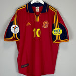1999/02 SPAIN RAUL 10 HOME SHIRT (XL) ADIDAS - Cult Kits - XL - Buy Vintage Football Shirts, Authentic Retro Football Shirts For Sale, Classic Football Shirts & Soccer Jersey