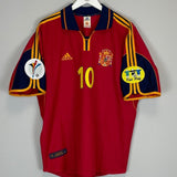 1999/02 SPAIN RAUL 10 HOME SHIRT (XL) ADIDAS - Cult Kits - XL - Buy Vintage Football Shirts, Authentic Retro Football Shirts For Sale, Classic Football Shirts & Soccer Jersey