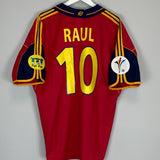 1999/02 SPAIN RAUL 10 HOME SHIRT (XL) ADIDAS - Cult Kits - XL - Buy Vintage Football Shirts, Authentic Retro Football Shirts For Sale, Classic Football Shirts & Soccer Jersey