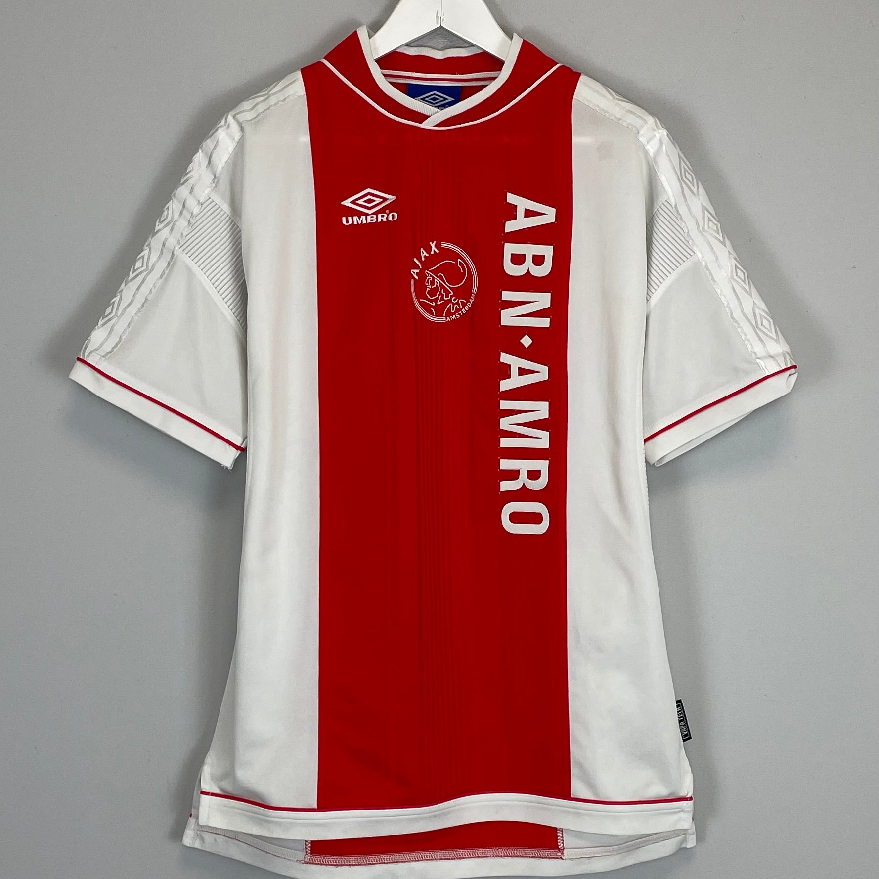 Shop 1999/00 AJAX HOME SHIRT (L) UMBRO, classic football shirts, vintage football shirts & retro soccer jerseys at Cult Kits