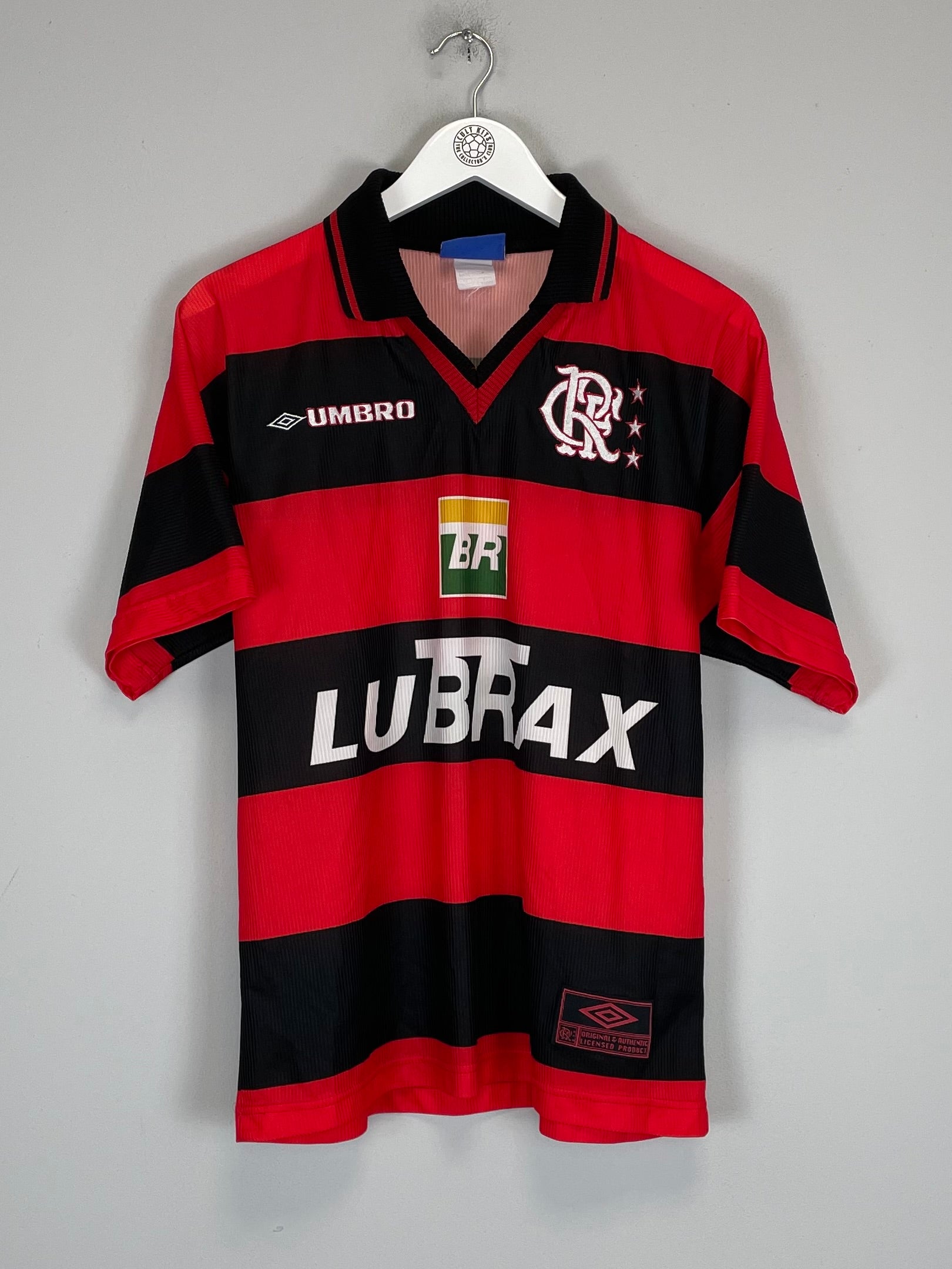 1999/00 FLAMENGO #11 HOME SHIRT (M) UMBRO
