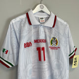 1998 Mexico Blanco #11 *Reissue* World Cup Edition Away (Multiple) ABA Sport