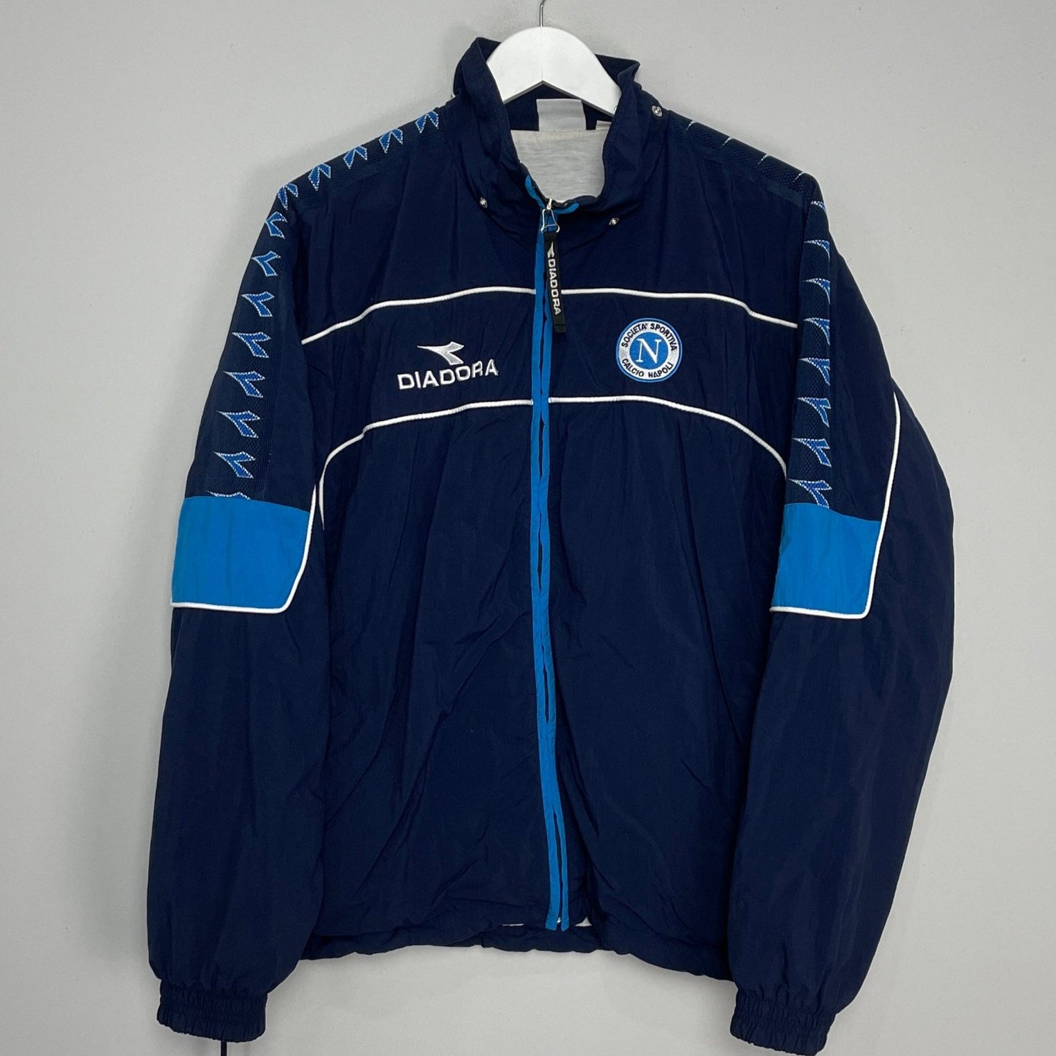 Shop 2000 NAPOLI TRACK JACKET (L) DIADORA, classic football shirts, vintage football shirts & retro soccer jerseys at Cult Kits