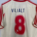 Shop 2000 UNIVERSITARTIO VILIALT #8 HOME SHIRT (L) WALON, classic football shirts, vintage football shirts & retro soccer jerseys at Cult Kits