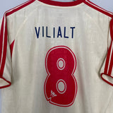 Shop 2000 UNIVERSITARTIO VILIALT #8 HOME SHIRT (L) WALON, classic football shirts, vintage football shirts & retro soccer jerseys at Cult Kits