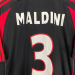 Shop 2000/01 AC MILAN MALDINI #3 THIRD SHIRT (M) ADIDAS, classic football shirts, vintage football shirts & retro soccer jerseys at Cult Kits