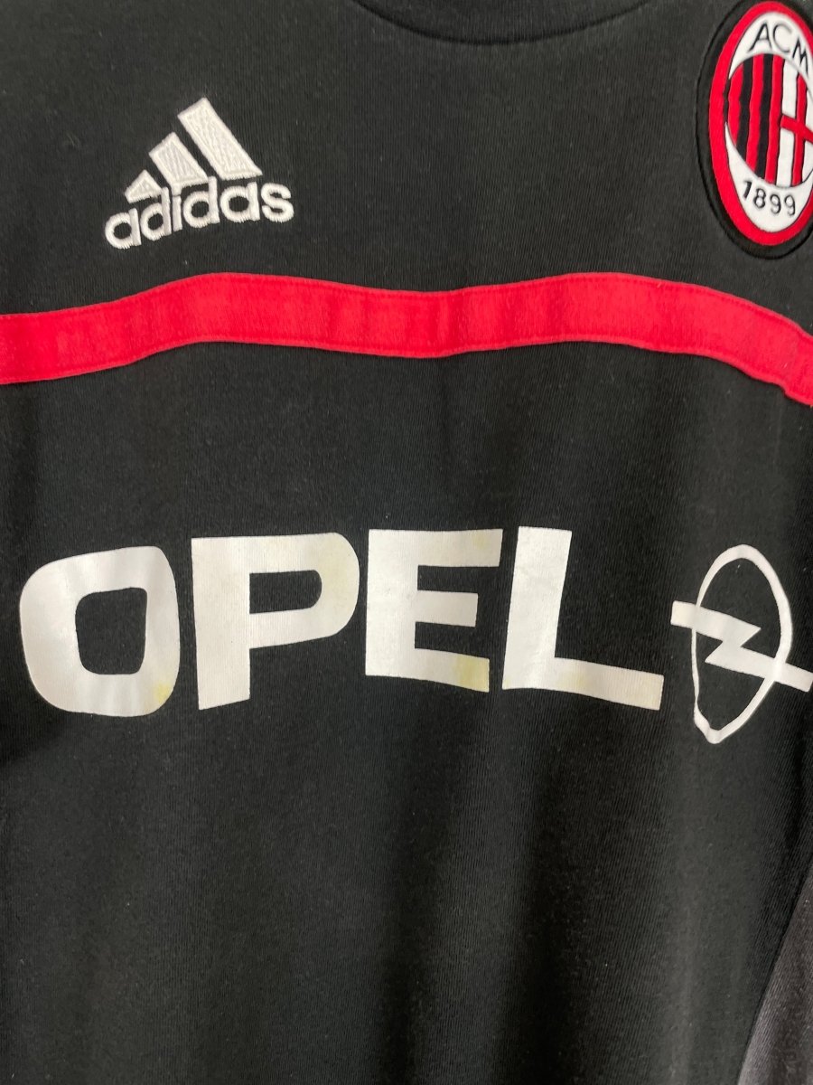 2000/01 AC MILAN TRAINING SHIRT (S) ADIDAS - Cult Kits - Small - Buy Vintage Football Shirts, Authentic Retro Football Shirts For Sale, Classic Football Shirts & Soccer Jersey