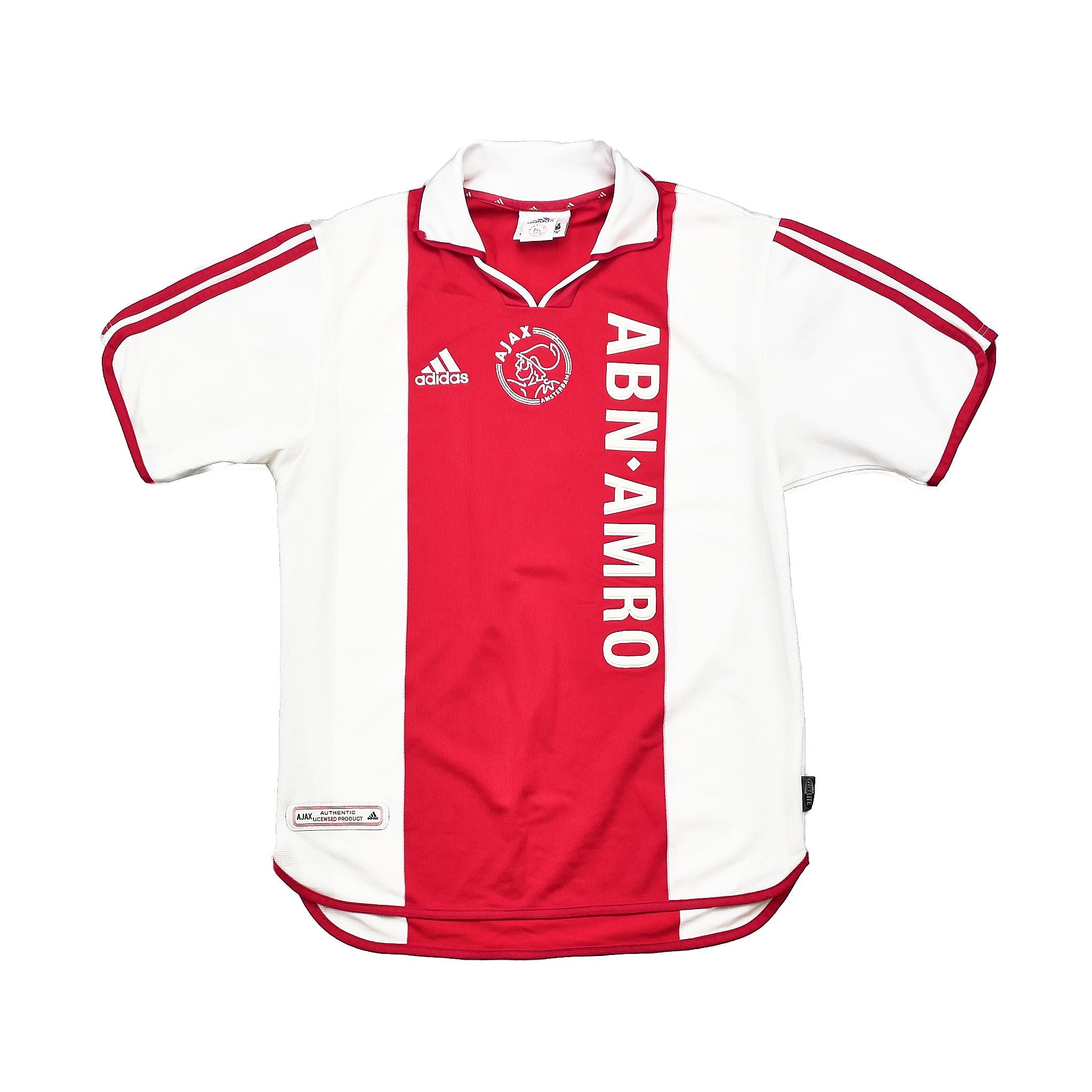Buy 2000/01 Ajax Chivu 5 *Centenary* Home Shirt (M) Adidas ~ Free worldwide shipping available ~ Authentic Vintage Football Shirts from Cult Kits