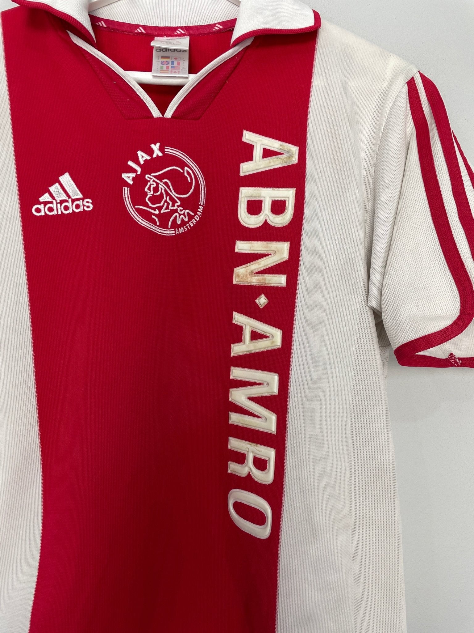 Shop 2000/01 AJAX HOME SHIRT (S) ADIDAS, classic football shirts, vintage football shirts & retro soccer jerseys at Cult Kits