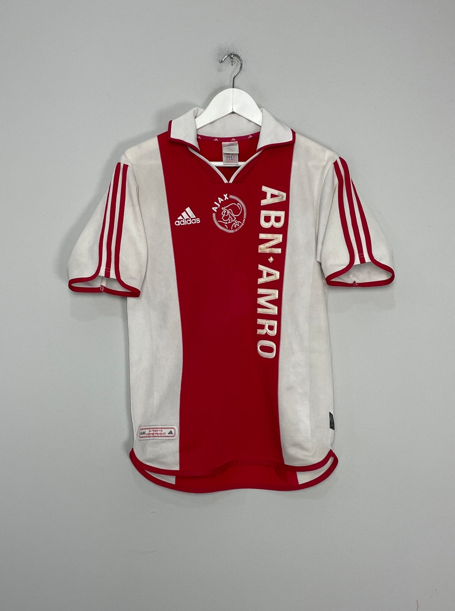 Shop 2000/01 AJAX HOME SHIRT (S) ADIDAS, classic football shirts, vintage football shirts & retro soccer jerseys at Cult Kits