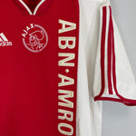 Shop 2000/01 AJAX HOME SHIRT (XL) ADIDAS, classic football shirts, vintage football shirts & retro soccer jerseys at Cult Kits