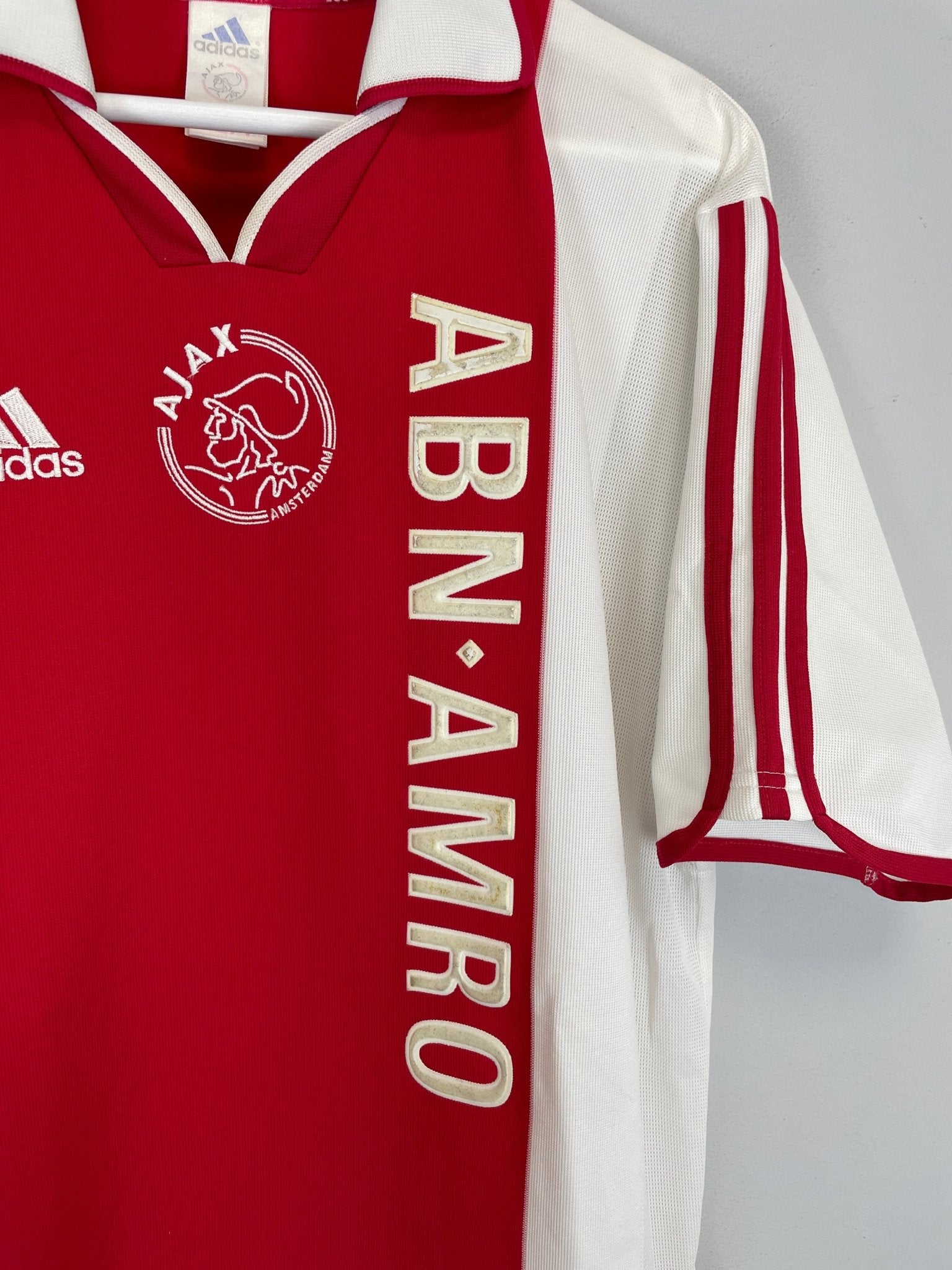 Shop 2000/01 AJAX HOME SHIRT (XL) ADIDAS, classic football shirts, vintage football shirts & retro soccer jerseys at Cult Kits