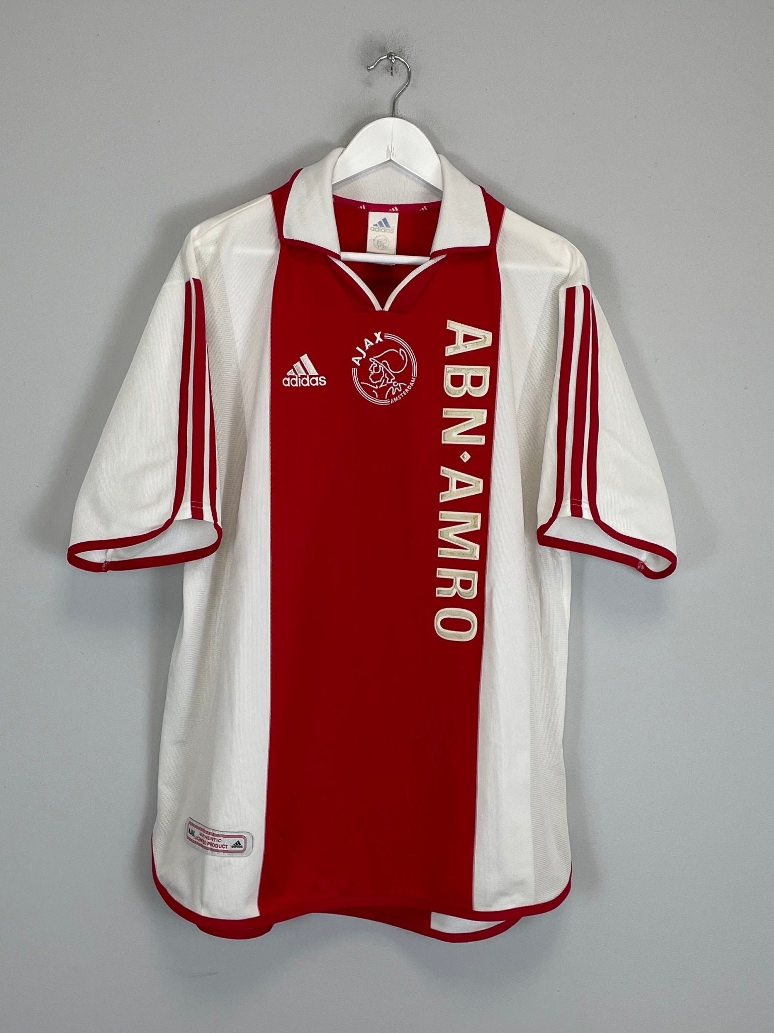 Shop 2000/01 AJAX HOME SHIRT (XL) ADIDAS, classic football shirts, vintage football shirts & retro soccer jerseys at Cult Kits
