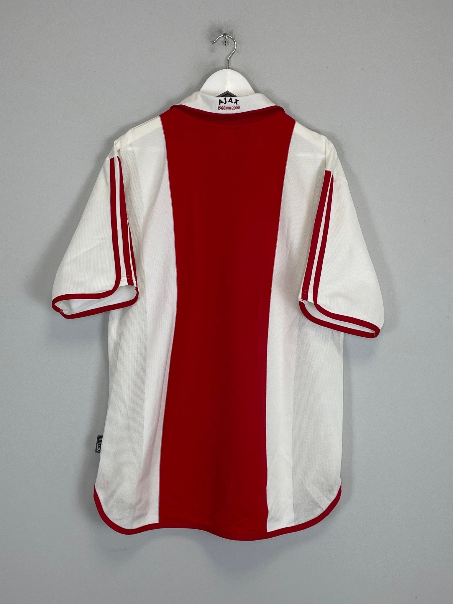 Shop 2000/01 AJAX HOME SHIRT (XL) ADIDAS, classic football shirts, vintage football shirts & retro soccer jerseys at Cult Kits