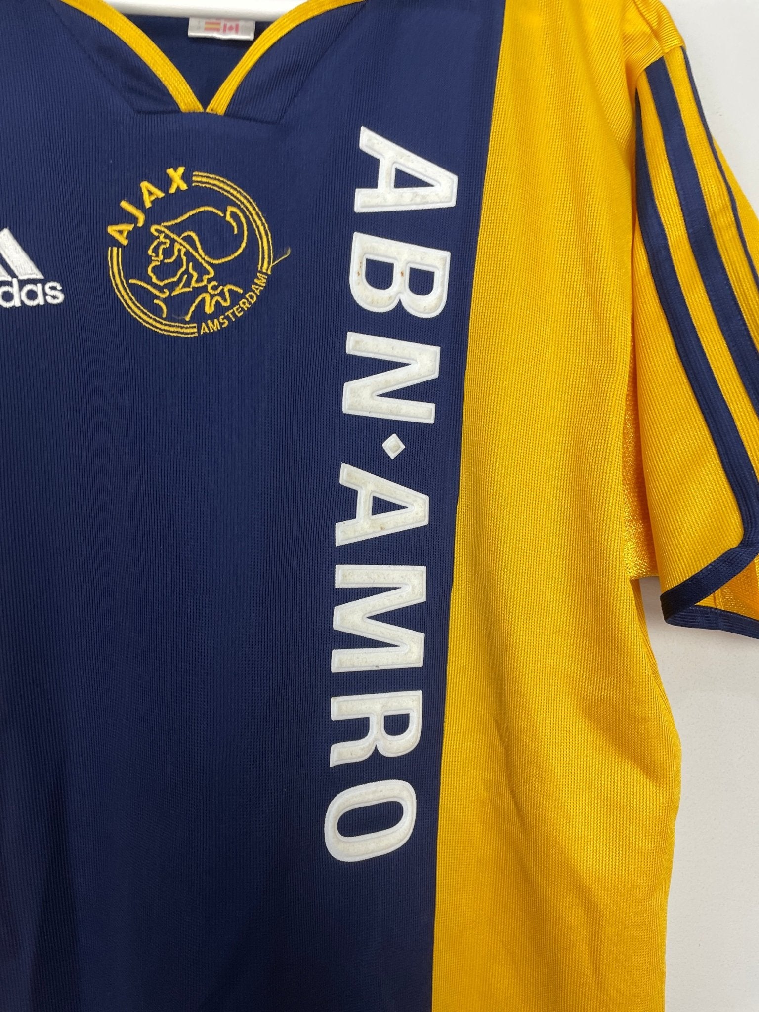 Shop 2000/01 AJAX VAN DER VAART #10 AWAY SHIRT (M) ADIDAS, classic football shirts, vintage football shirts & retro soccer jerseys at Cult Kits
