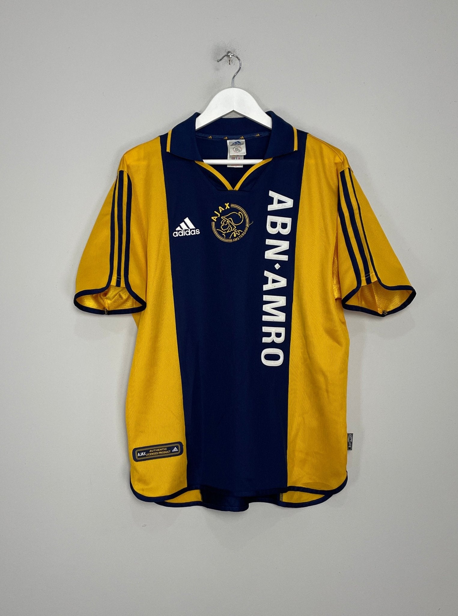 Shop 2000/01 AJAX VAN DER VAART #10 AWAY SHIRT (M) ADIDAS, classic football shirts, vintage football shirts & retro soccer jerseys at Cult Kits