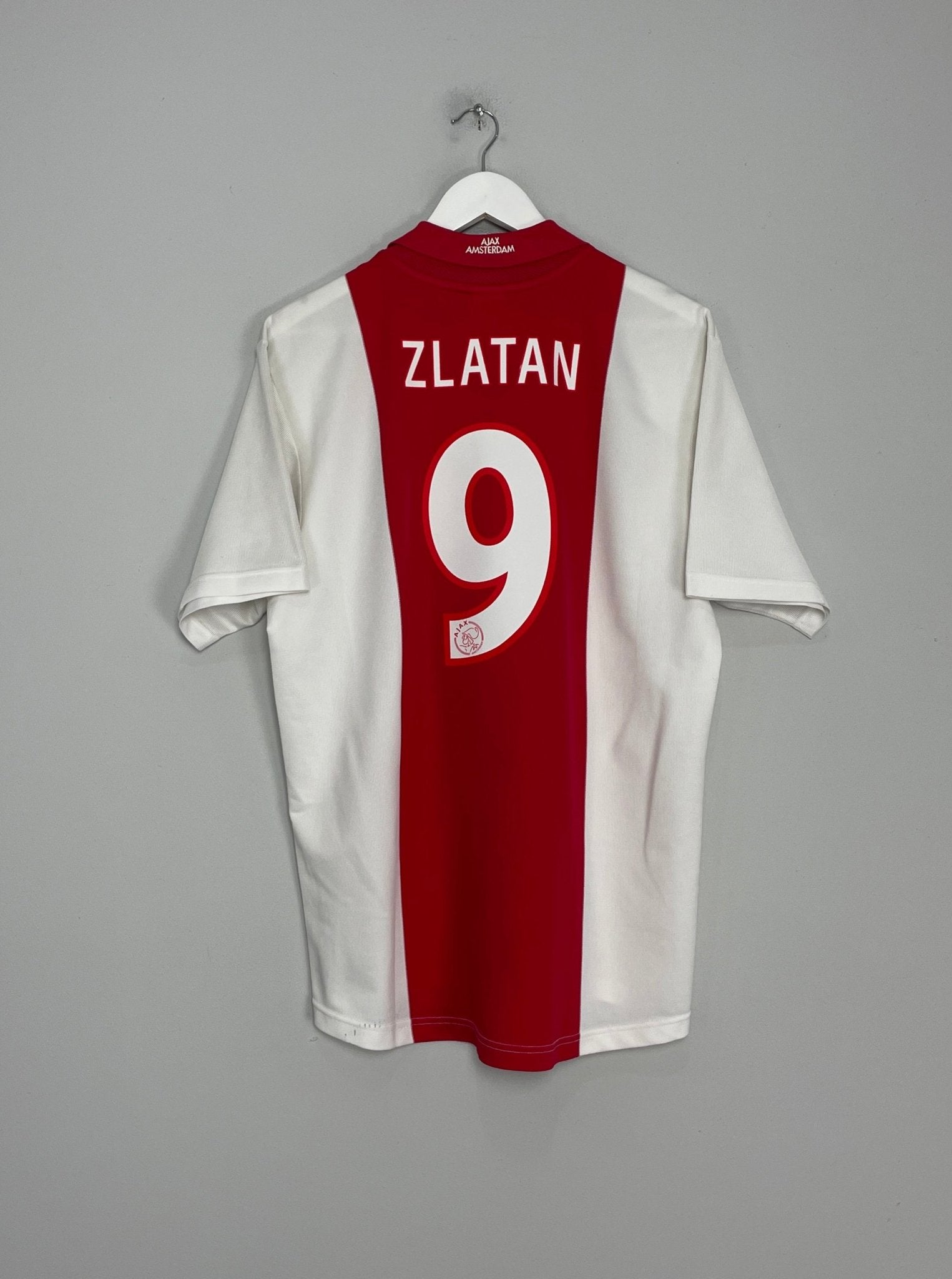 Shop 2000/01 AJAX ZLATAN #9 HOME SHIRT (L) ADIDAS, classic football shirts, vintage football shirts & retro soccer jerseys at Cult Kits