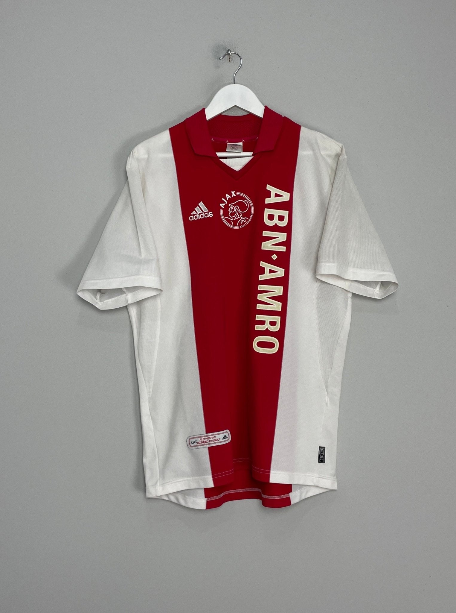 Shop 2000/01 AJAX ZLATAN #9 HOME SHIRT (L) ADIDAS, classic football shirts, vintage football shirts & retro soccer jerseys at Cult Kits