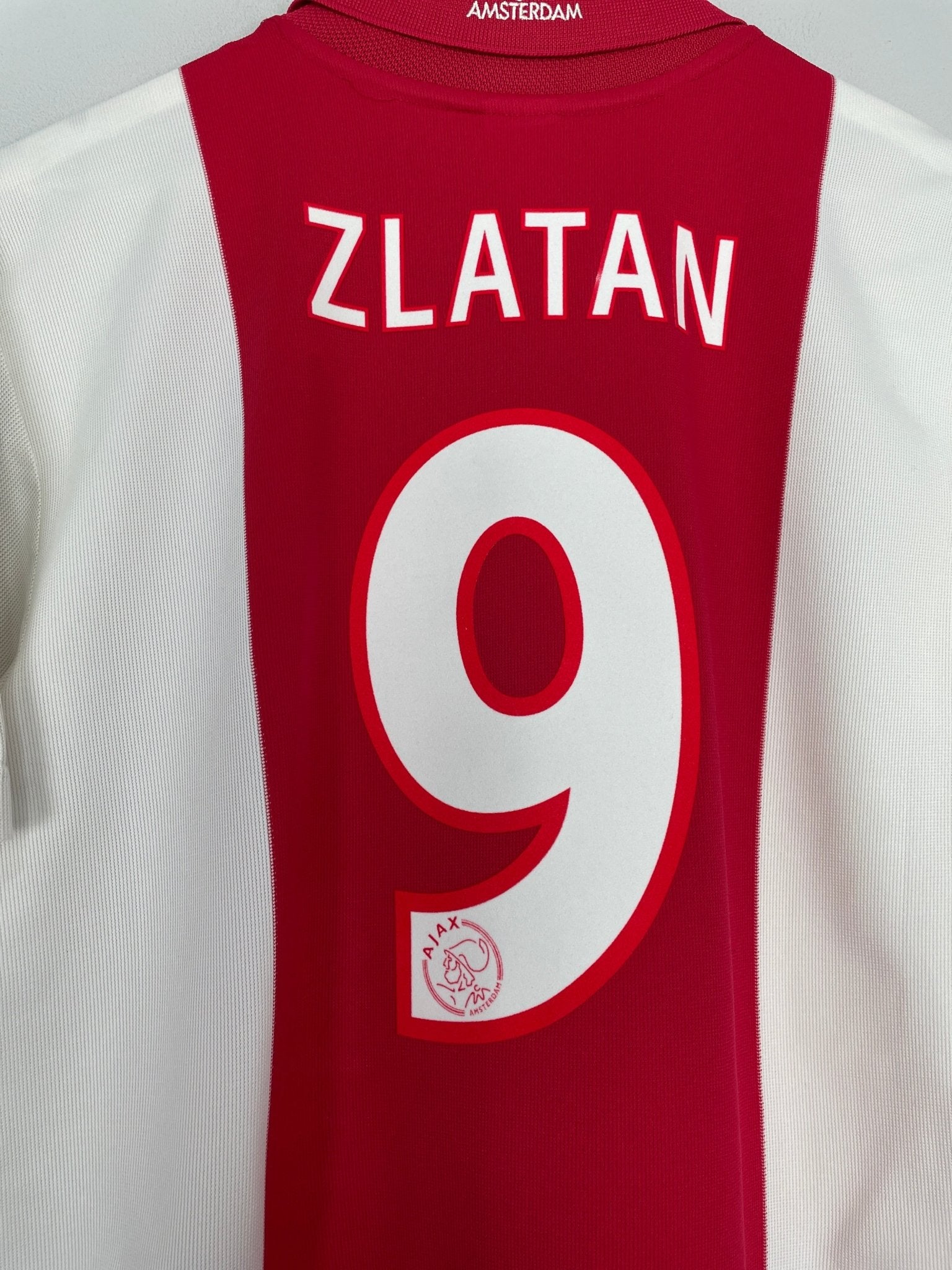 Shop 2000/01 AJAX ZLATAN #9 HOME SHIRT (L) ADIDAS, classic football shirts, vintage football shirts & retro soccer jerseys at Cult Kits