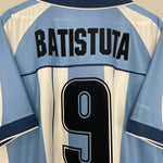 Shop 2000/01 ARGENTINA BATISTUTA #9 HOME SHIRT (L) REEBOK, classic football shirts, vintage football shirts & retro soccer jerseys at Cult Kits