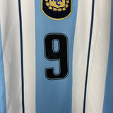 Shop 2000/01 ARGENTINA BATISTUTA #9 HOME SHIRT (M) REEBOK, classic football shirts, vintage football shirts & retro soccer jerseys at Cult Kits