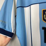 Shop 2000/01 ARGENTINA CANNIGIA #12 HOME SHIRT (S) REEBOK, classic football shirts, vintage football shirts & retro soccer jerseys at Cult Kits