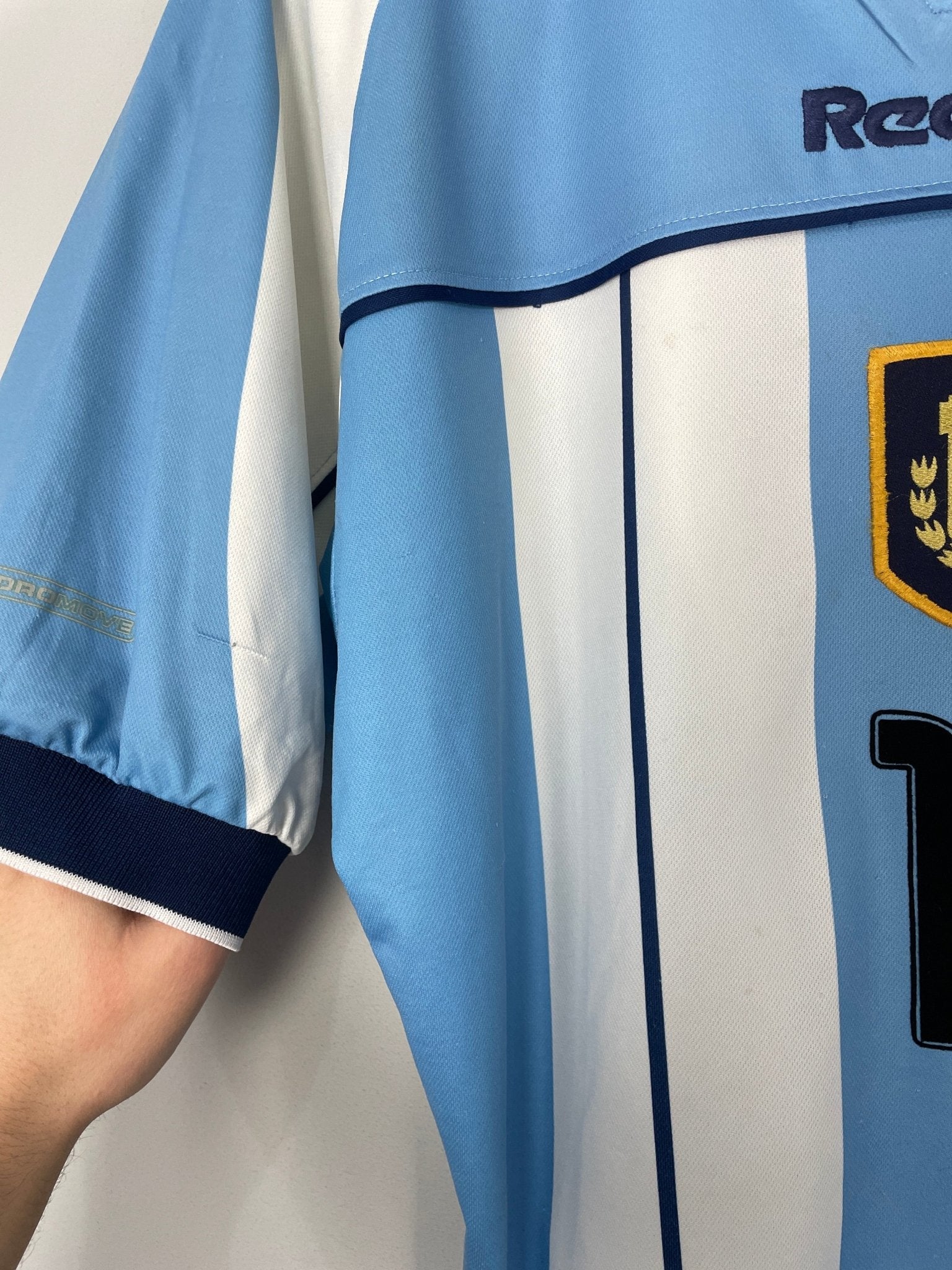 Shop 2000/01 ARGENTINA CANNIGIA #12 HOME SHIRT (S) REEBOK, classic football shirts, vintage football shirts & retro soccer jerseys at Cult Kits