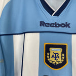 Shop 2000/01 ARGENTINA CANNIGIA #12 HOME SHIRT (S) REEBOK, classic football shirts, vintage football shirts & retro soccer jerseys at Cult Kits