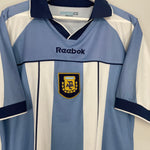 Shop 2000/01 ARGENTINA HOME SHIRT (XL) REEBOK, classic football shirts, vintage football shirts & retro soccer jerseys at Cult Kits