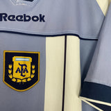 Shop 2000/01 ARGENTINA HOME SHIRT (XL) REEBOK, classic football shirts, vintage football shirts & retro soccer jerseys at Cult Kits