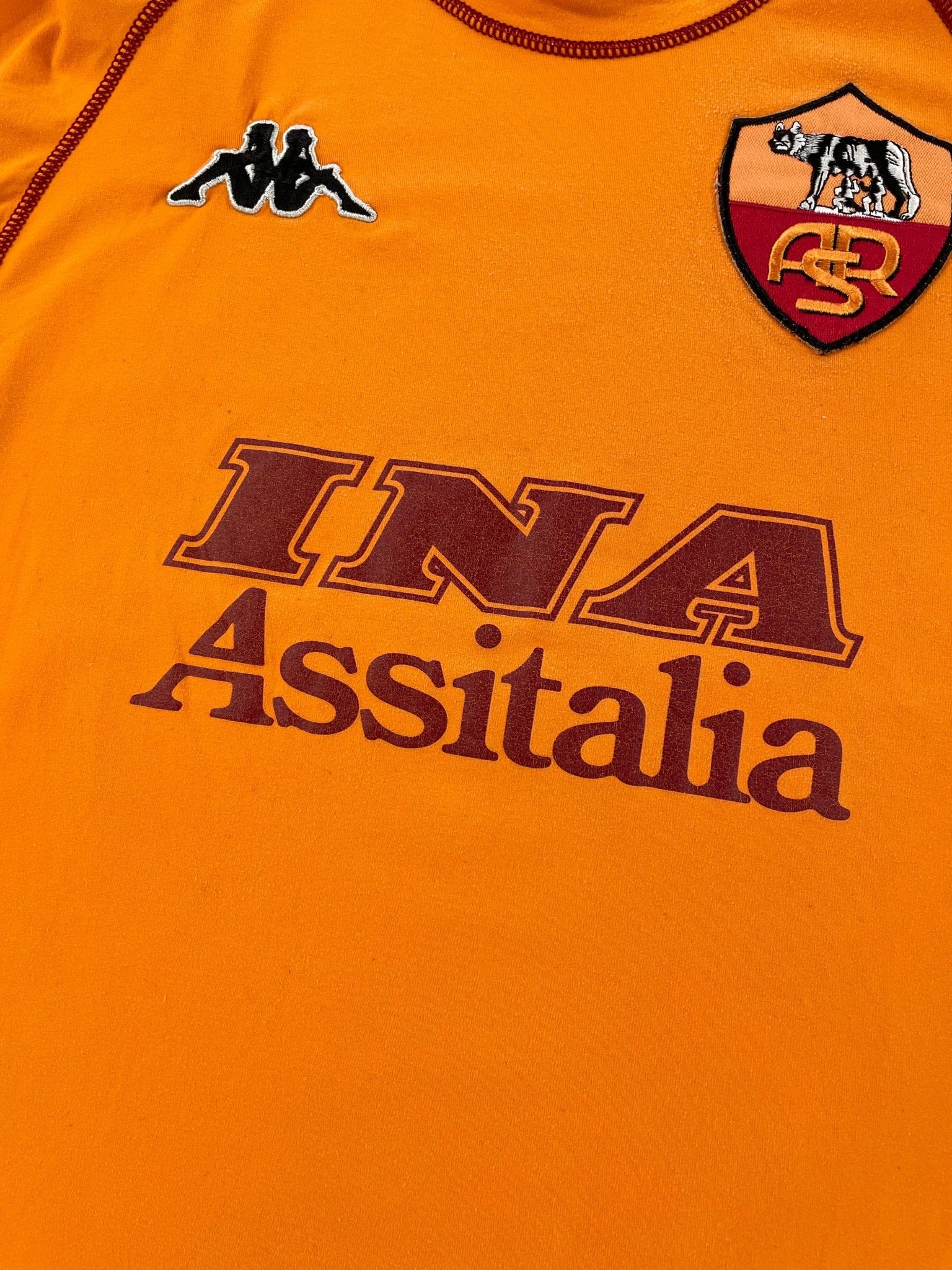 Buy 2000/01 AS Roma Goalkeeper Shirt (M) Kappa ~ Free worldwide shipping ~ Authentic Vintage Football Shirts from Cult Kits