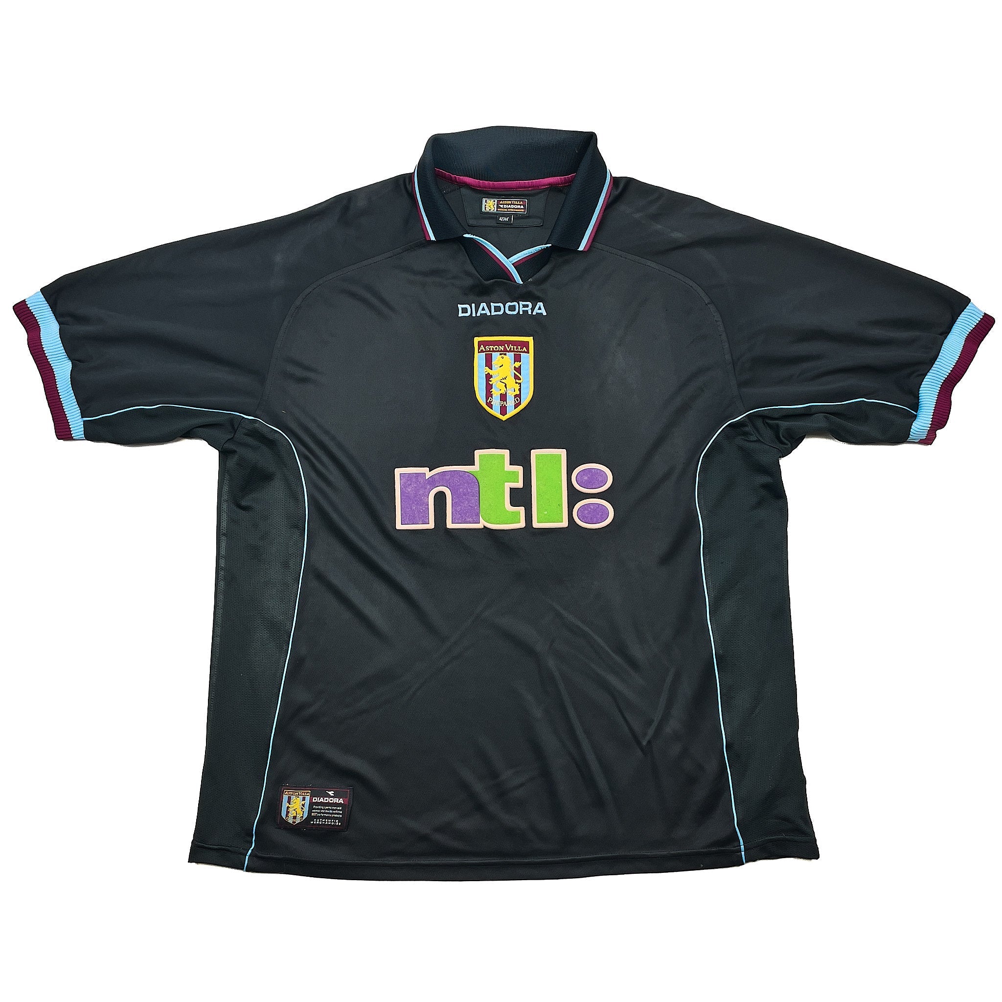 Buy 2000/01 Aston Villa Merson 10 Away Shirt (L) Diadora ~ Free worldwide shipping available ~ Authentic Vintage Football Shirts from Cult Kits
