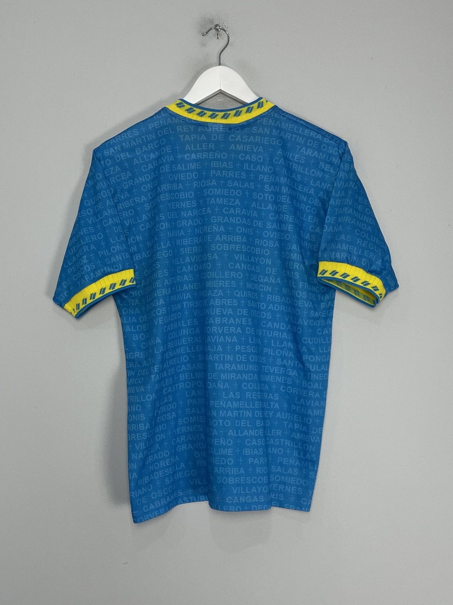 Shop 2000/01 ASTURIAS HOME SHIRT (M) JOLUVI, classic football shirts, vintage football shirts & retro soccer jerseys at Cult Kits