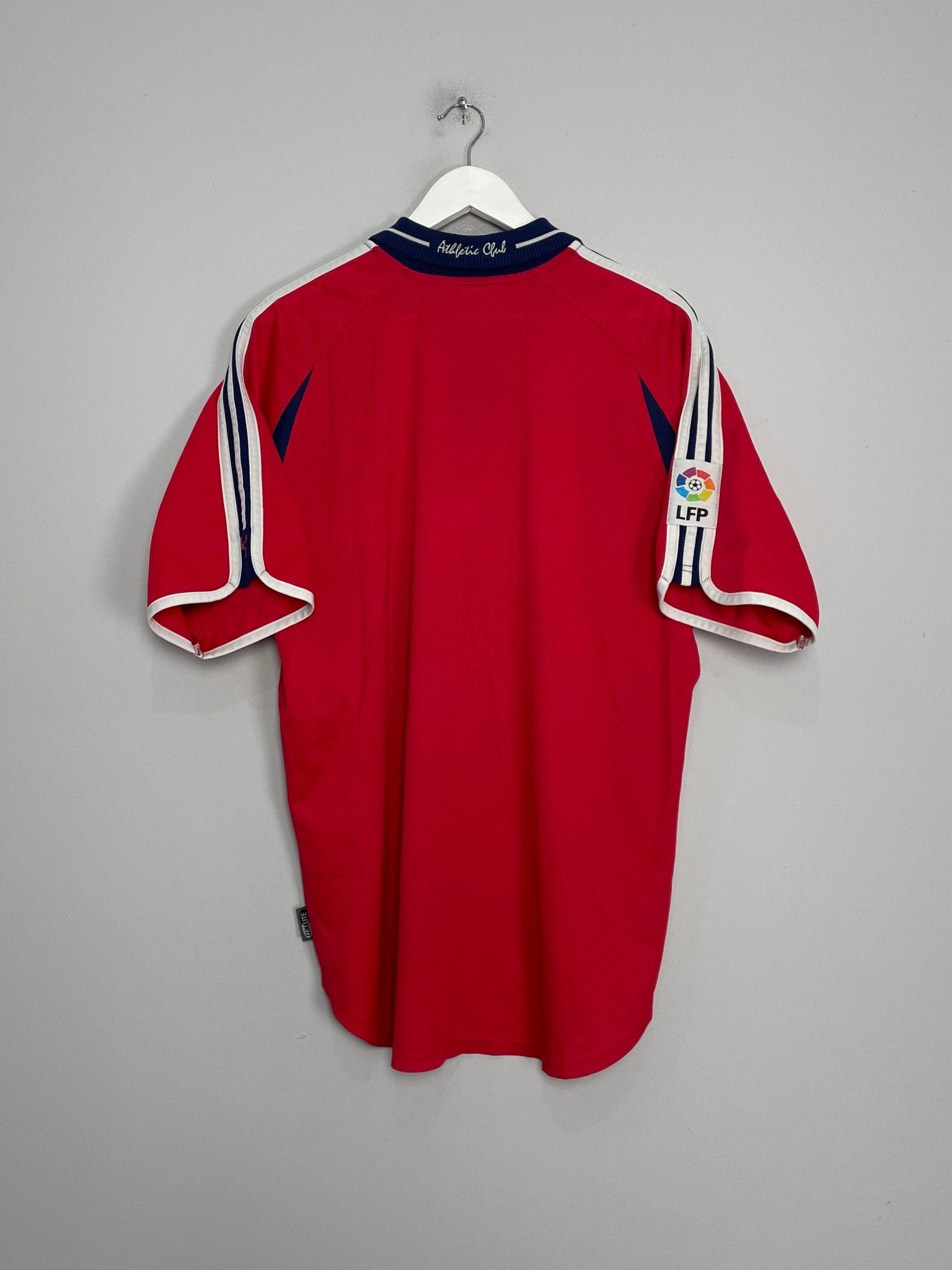 Shop 2000/01 ATHLETIC BILBAO HOME SHIRT (XL) ADIDAS, classic football shirts, vintage football shirts & retro soccer jerseys at Cult Kits