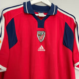 Shop 2000/01 ATHLETIC BILBAO HOME SHIRT (XL) ADIDAS, classic football shirts, vintage football shirts & retro soccer jerseys at Cult Kits