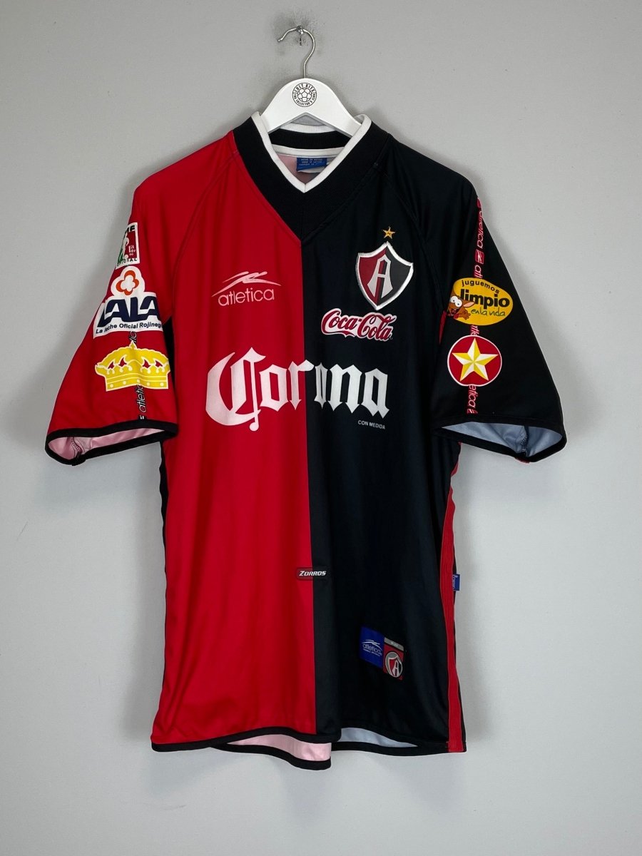 2000/01 ATLAS 27 HOME SHIRT (L) ATLETICA - Cult Kits - Large - Buy Vintage Football Shirts, Authentic Retro Football Shirts For Sale, Classic Football Shirts & Soccer Jersey