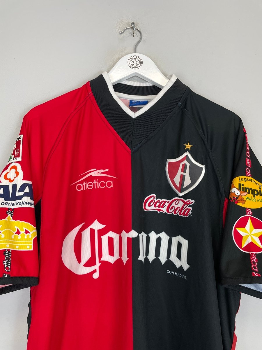2000/01 ATLAS 27 HOME SHIRT (L) ATLETICA - Cult Kits - Large - Buy Vintage Football Shirts, Authentic Retro Football Shirts For Sale, Classic Football Shirts & Soccer Jersey